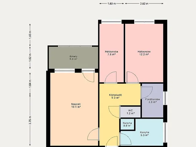 Eladó lakás Budapest XXI. kerület 62 nm