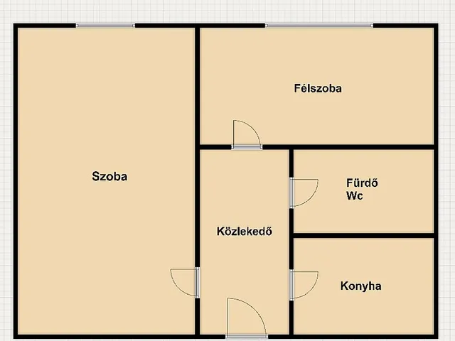 Eladó lakás Budapest III. kerület, Óbuda 34 nm