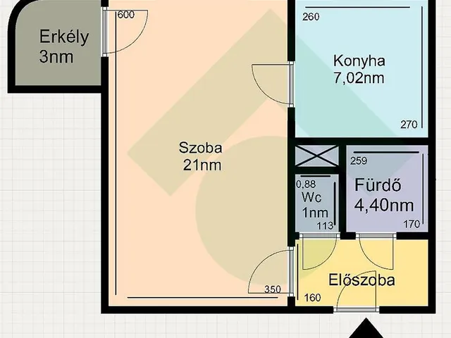 Eladó lakás Budapest IV. kerület, Káposztásmegyer 38 nm