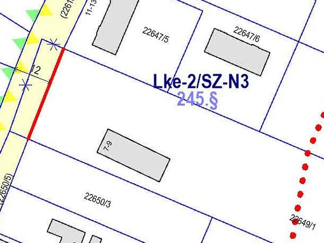 Eladó telek Budapest III. kerület 1350 nm