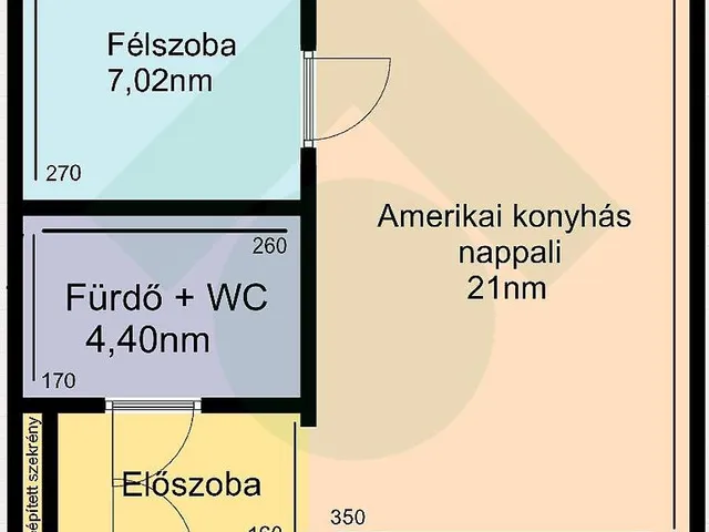 Eladó lakás Budapest IV. kerület, Káposztásmegyer 36 nm