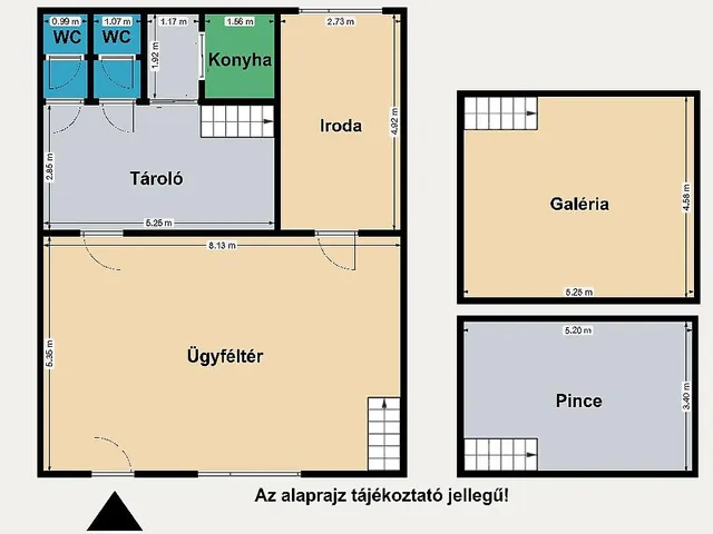 Kiadó kereskedelmi és ipari ingatlan Budapest VIII. kerület, Népszínháznegyed 120 nm
