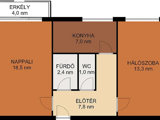 Eladó lakás Szentendre 50 nm