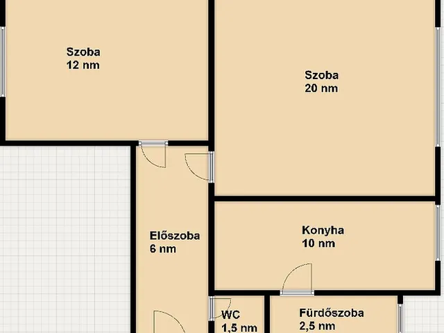 Eladó lakás Budapest III. kerület, Óbuda 52 nm