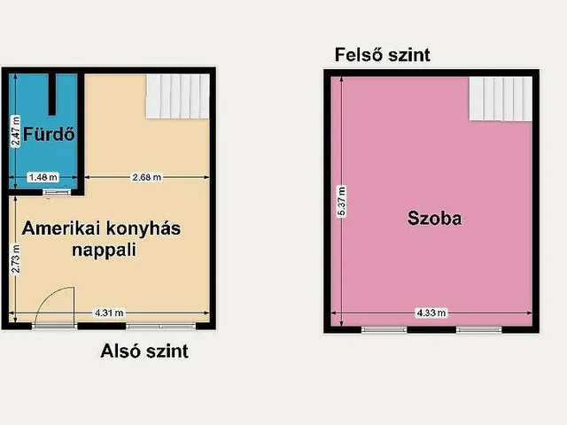 Eladó lakás Budapest VII. kerület 27 nm