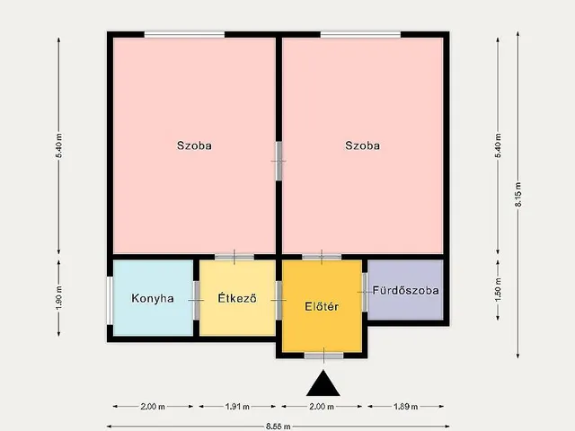 Eladó lakás Budapest X. kerület, Újhegy 57 nm