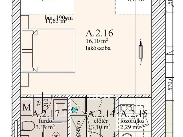 Eladó lakás Budapest XV. kerület, Rákospalota 26 nm