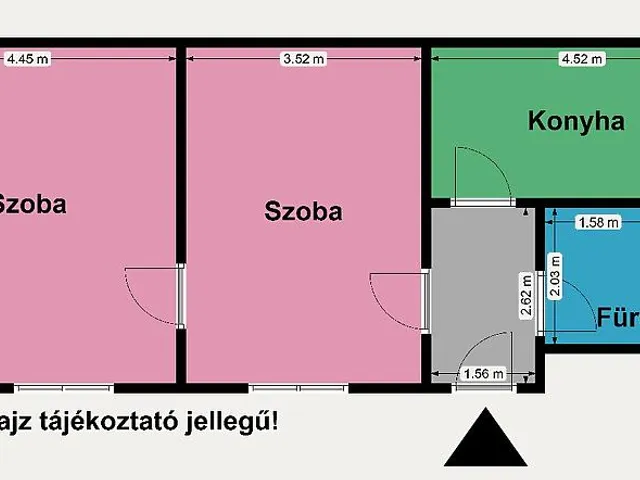 Eladó lakás Budapest VI. kerület 59 nm