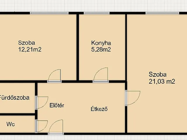 Eladó lakás Budapest III. kerület, Kaszásdűlő 51 nm