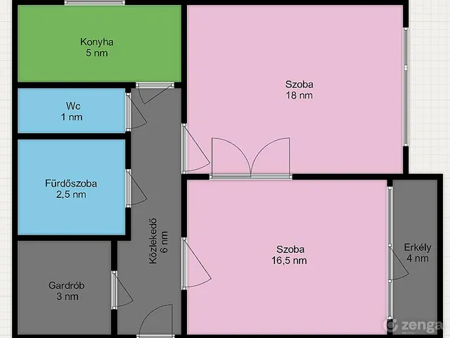 Eladó lakás Budapest IV. kerület, Újpest 53 nm