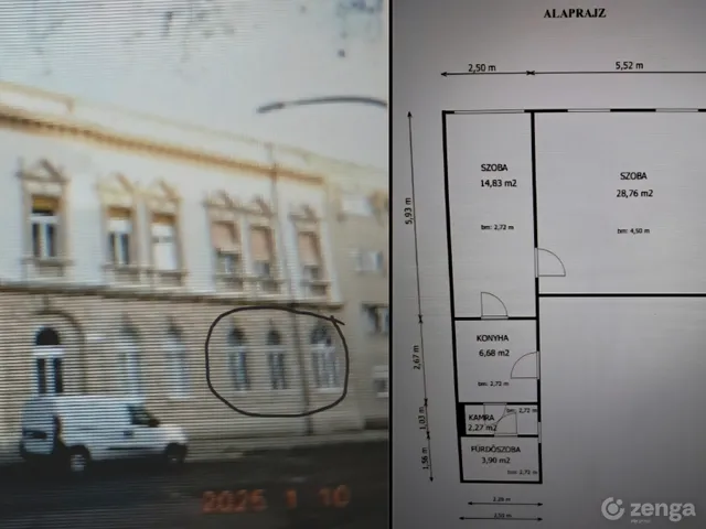 Eladó lakás Kaposvár, Belváros 56 nm