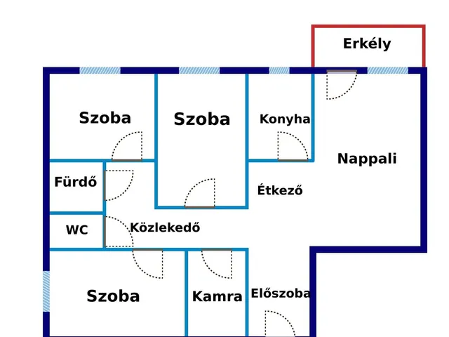 Eladó lakás Budapest XIX. kerület, József Attila 75 nm
