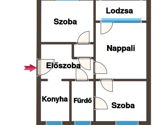Eladó lakás Budapest IX. kerület, József Attila lakótelep 72 nm