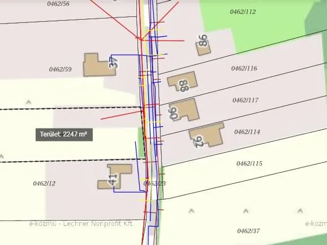 Eladó telek Debrecen 2247 nm