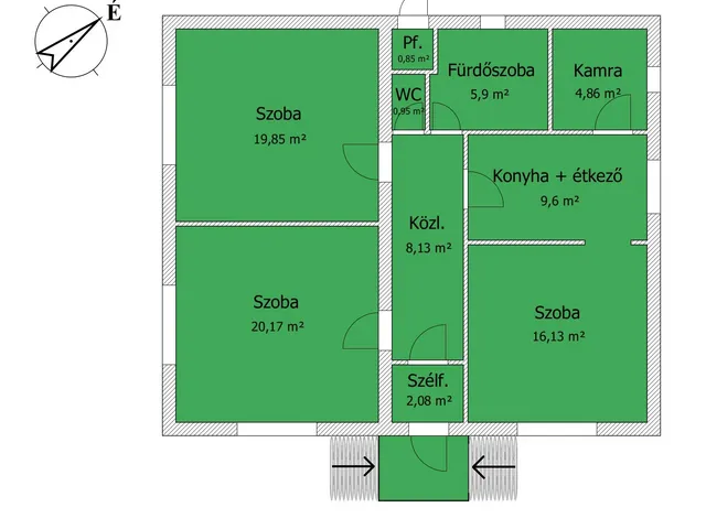Eladó ház Miskolc 88 nm