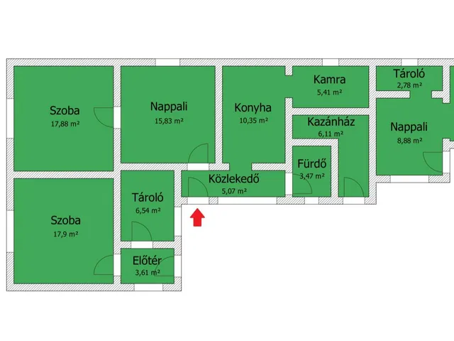 Eladó ház Polgár 111 nm