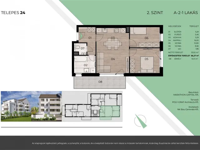 Eladó lakás Budapest XIV. kerület, Alsórákos 56 nm