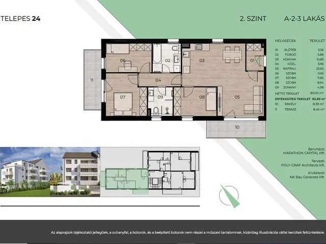 Eladó lakás Budapest XIV. kerület, Alsórákos 84 nm
