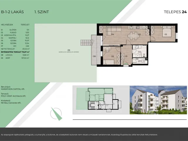Eladó lakás Budapest XIV. kerület, Alsórákos 70 nm