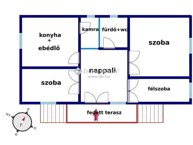 Eladó ház Paszab 84 nm