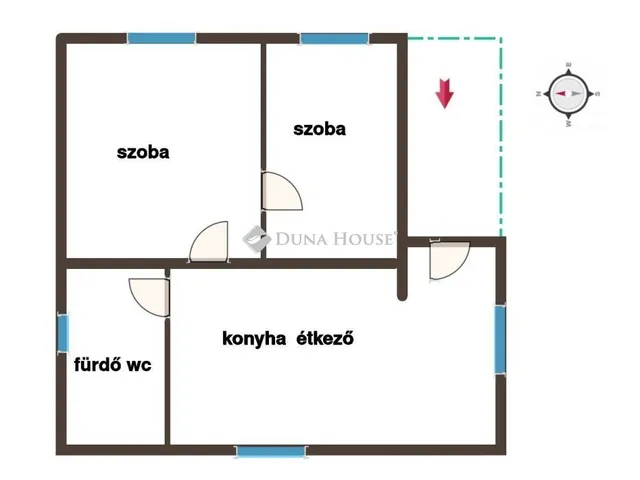 Eladó ház Tiszarád 62 nm