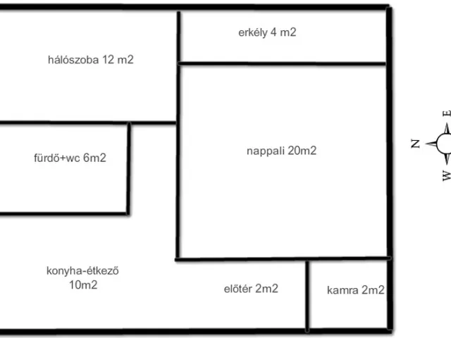Eladó lakás Nyíregyháza, Belváros, Epreskert 53 nm