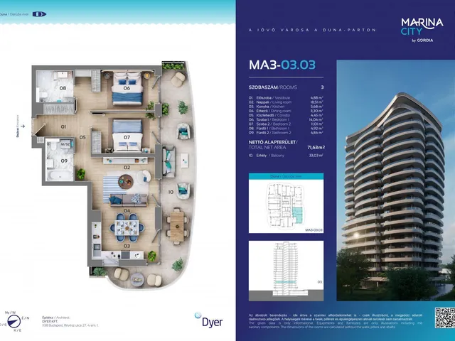 Eladó lakás Budapest XIII. kerület, Vizafogó 72 nm