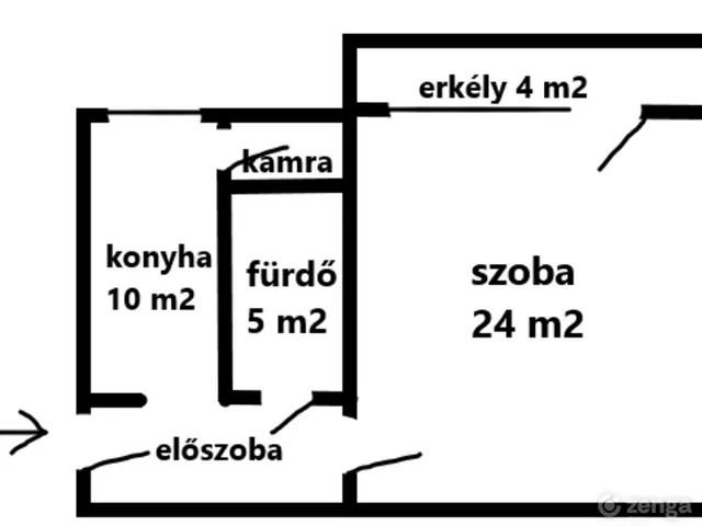 Kiadó lakás Aszód 47 nm