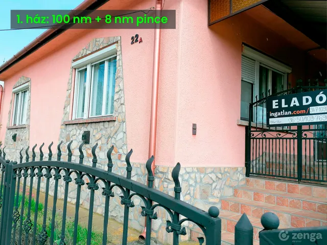 Eladó ház Hernád 100 nm