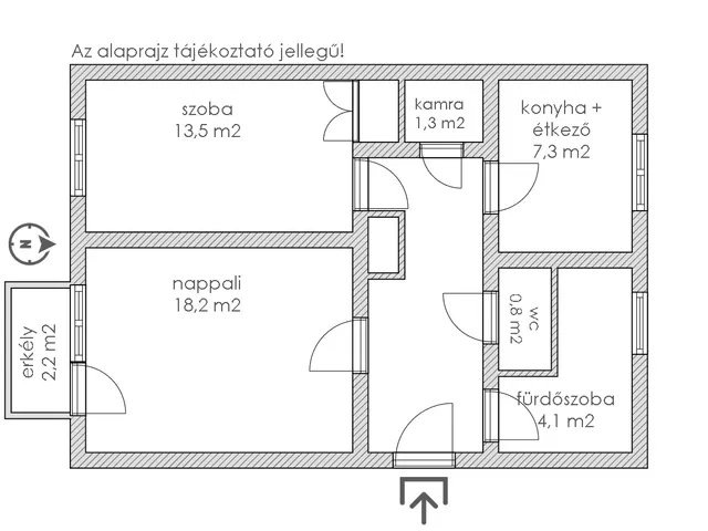 Eladó lakás Nyíregyháza, Jósaváros 54 nm