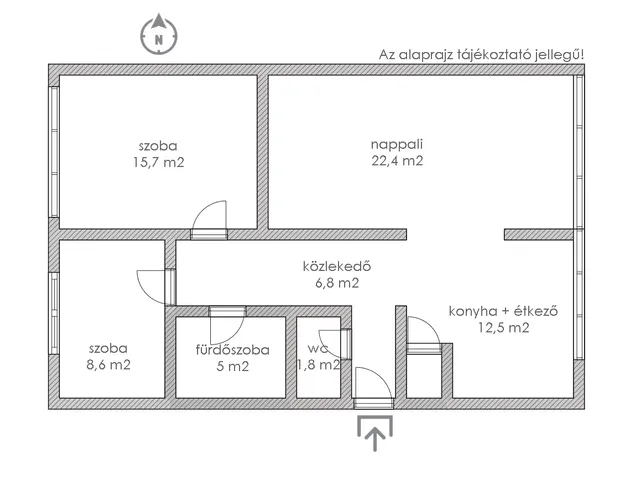 Eladó lakás Nyíregyháza, Kertváros 77 nm