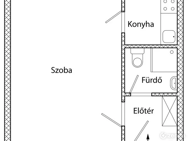 Kiadó lakás Kecskemét, Széchenyiváros 30 nm