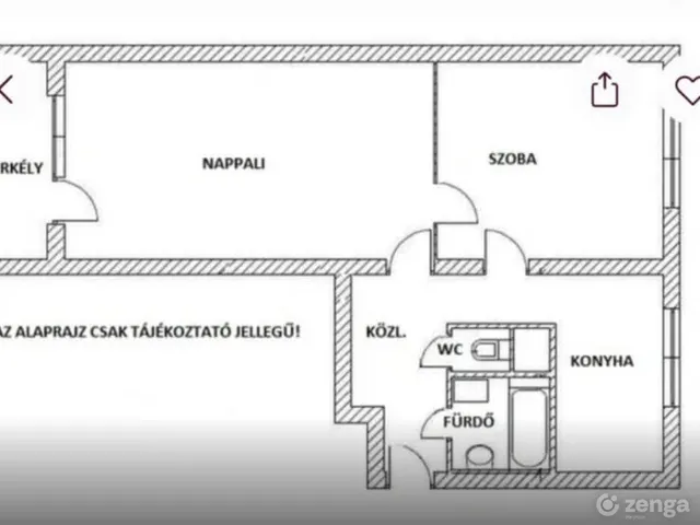 Eladó lakás Szeged, Felsőváros 55 nm