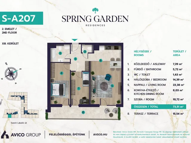 Eladó lakás Budapest XIII. kerület, Angyalföld 74 nm