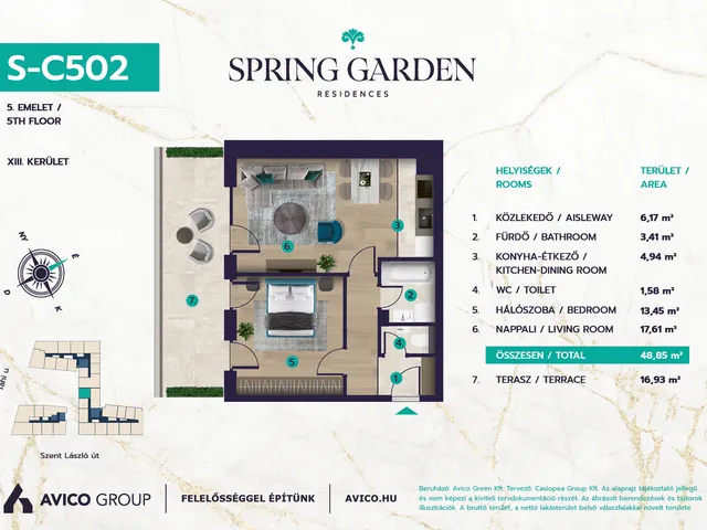 Eladó lakás Budapest XIII. kerület 49 nm