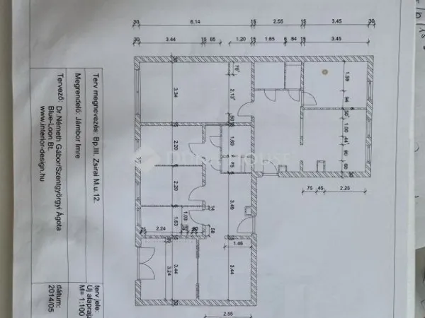 Eladó lakás Budapest III. kerület 114 nm