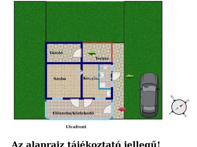 Eladó ház Tiszakécske 40 nm