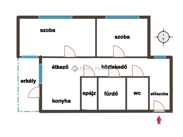 Eladó lakás Kecskemét, Szolnokihegy 61 nm