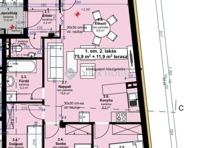 Eladó lakás Kecskemét 82 nm