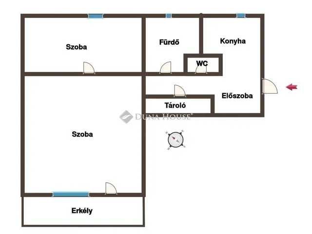 Eladó lakás Kecskemét 53 nm