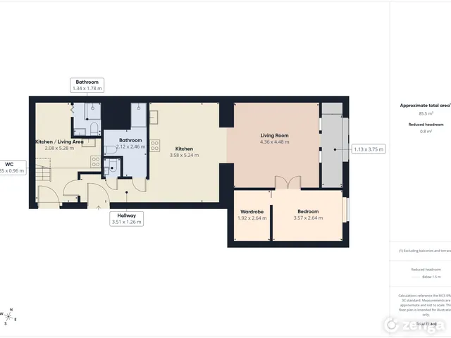 Eladó lakás Budapest VI. kerület, Nagykörúton kívüli terület 85 nm