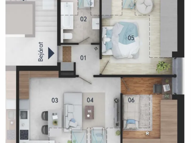 Eladó lakás Pécs, Kertváros 49 nm