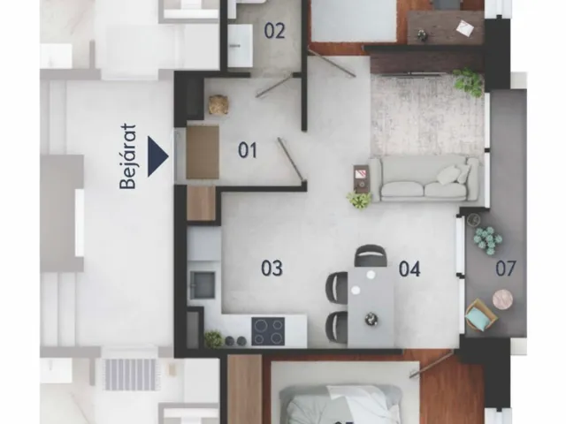 Eladó lakás Pécs, Kertváros 48 nm