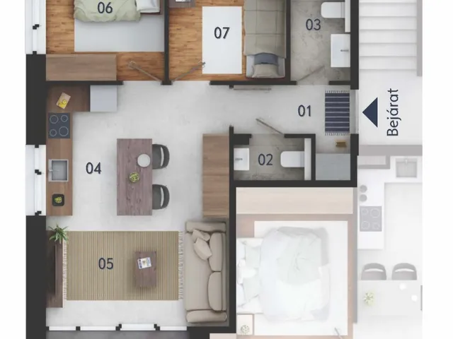 Eladó lakás Pécs, Kertváros 48 nm