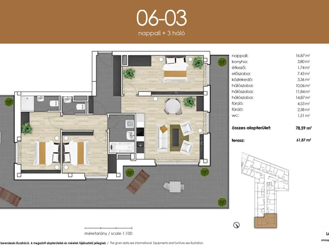 Eladó lakás Budapest XIII. kerület, Angyalföld 79 nm