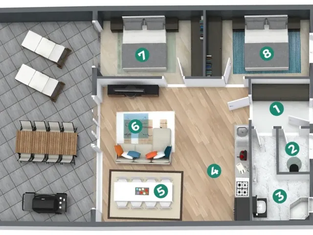 Eladó lakás Balatonszemes 67 nm