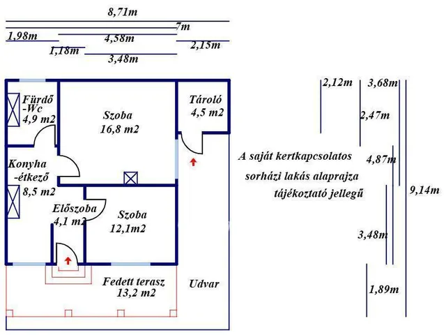 Eladó lakás Cegléd 46 nm