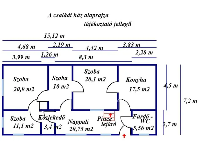 Eladó ház Gara 109 nm