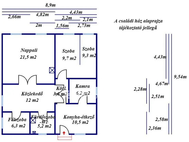 Eladó ház Kiskunfélegyháza, Kossuthváros 85 nm