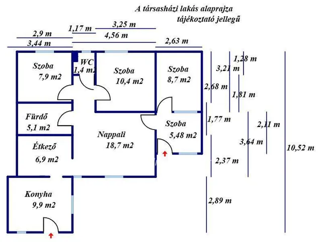 Eladó lakás Kiskunfélegyháza 79 nm